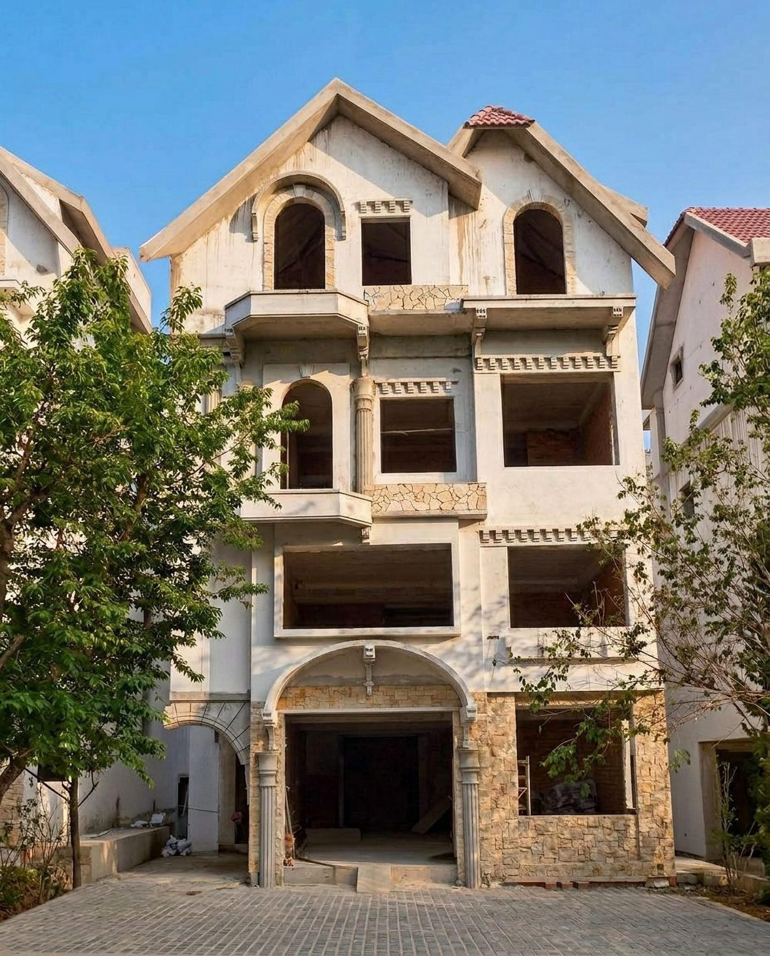 Ảnh mặt tiền căn villa A3 của dự án La Cerise Đà Lạt