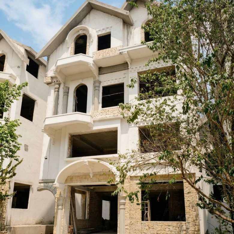 Ảnh mặt tiền căn villa A3 của dự án La Cerise Đà Lạt