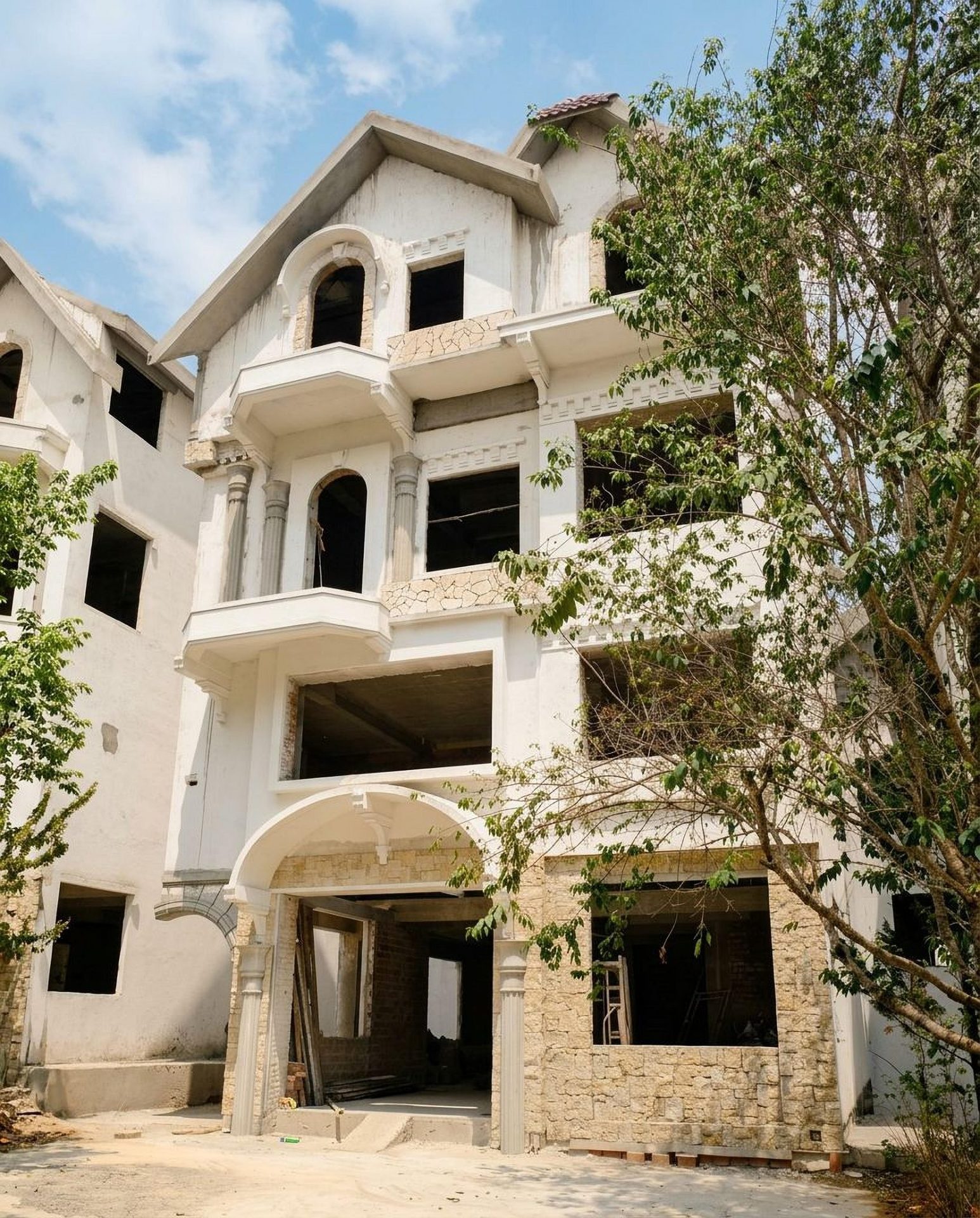 Ảnh mặt tiền căn villa A3 của dự án La Cerise Đà Lạt