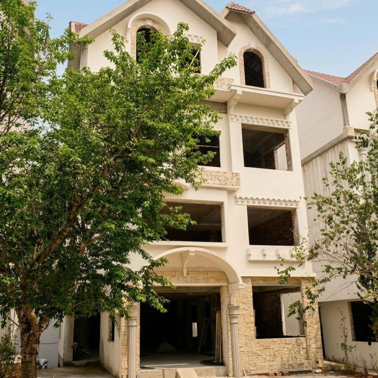Ảnh mặt tiền căn villa A3 của dự án La Cerise Đà Lạt