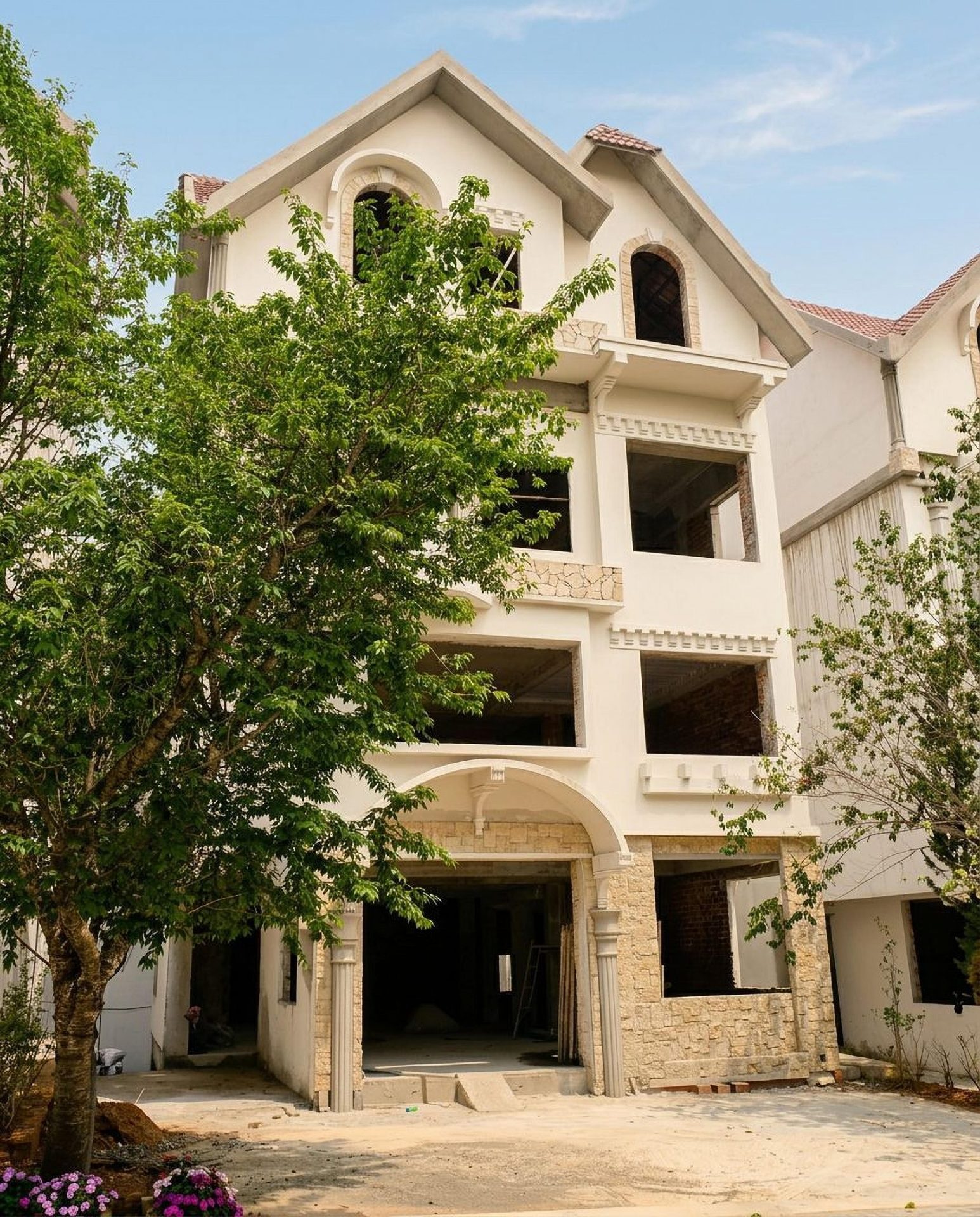 Ảnh mặt tiền căn villa A3 của dự án La Cerise Đà Lạt